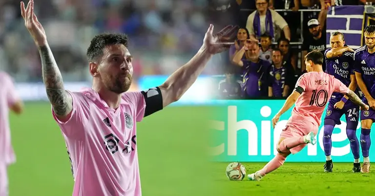 লিওনেল মেসির ফ্রি-কিক